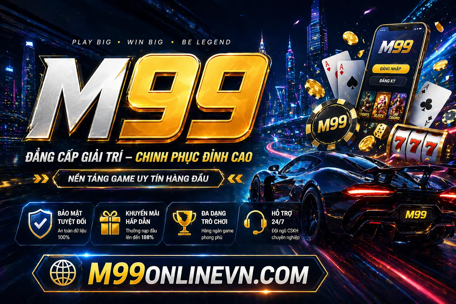Banner khuyến mãi Vina88 Nổ Hũ